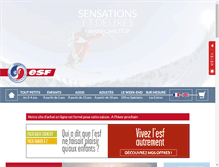 Tablet Screenshot of esf-flaine.fr